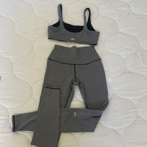 ALO Yoga Other - Alo Yoga Houndstooth Set